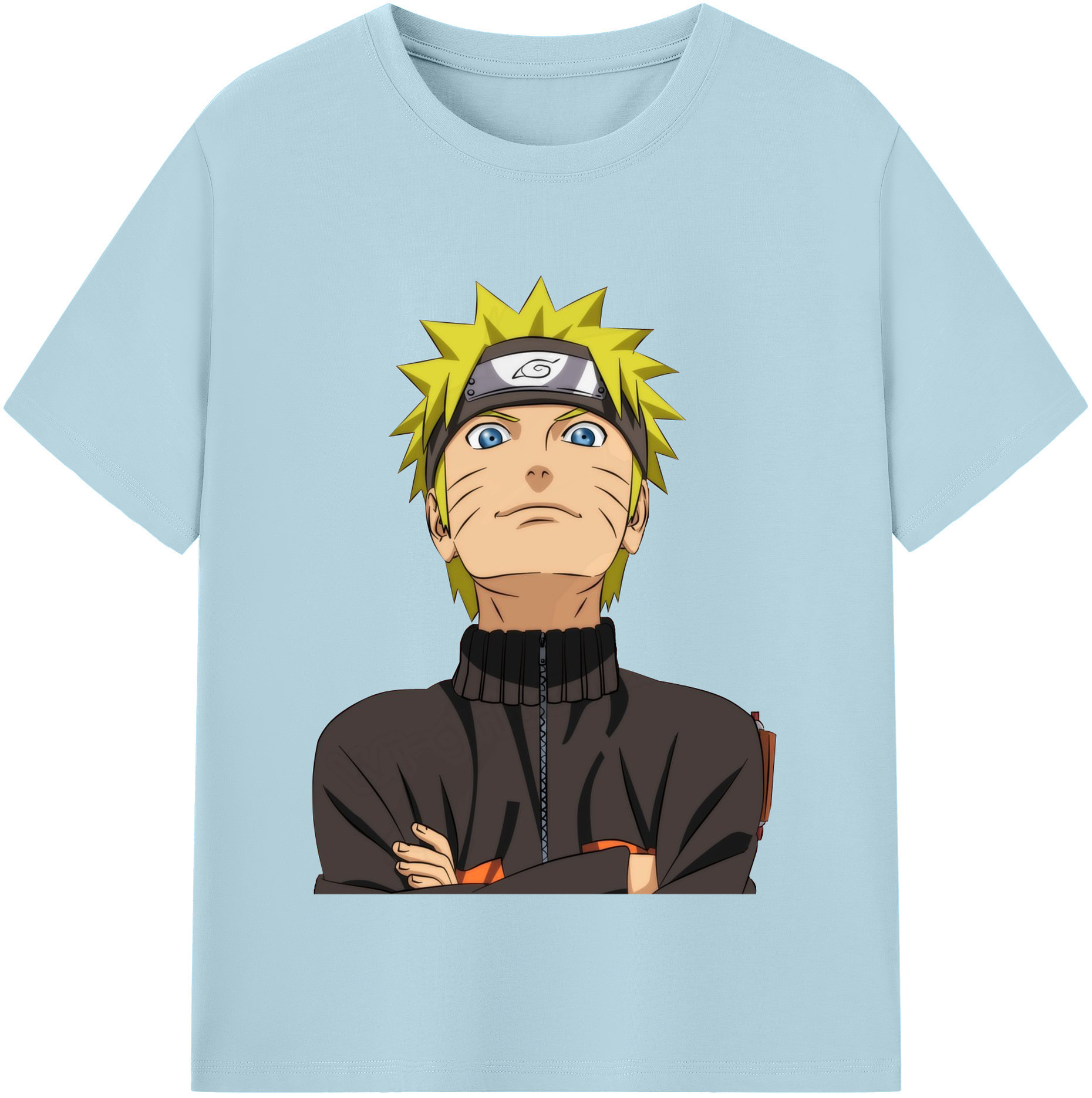 （画像用） NARUTO -ナルト- うずまき ナルト Uzumaki Naruto 綿100％半袖Tシャツ（フロントプリント）